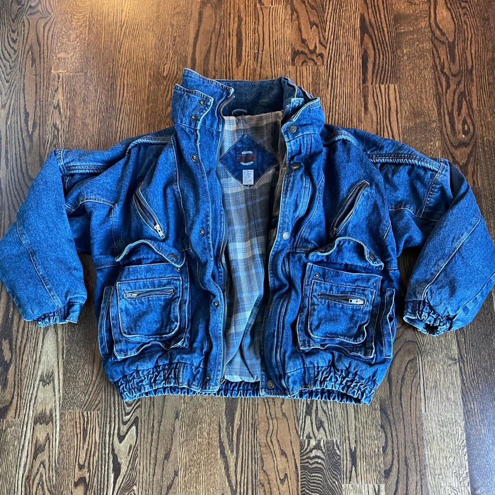 Denim Bomber Jacket
